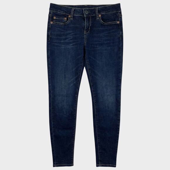 Aeropostale Denim - Aeropostale Jeggings Size 4 Short Blue Denim Cotton Polyester Spandex